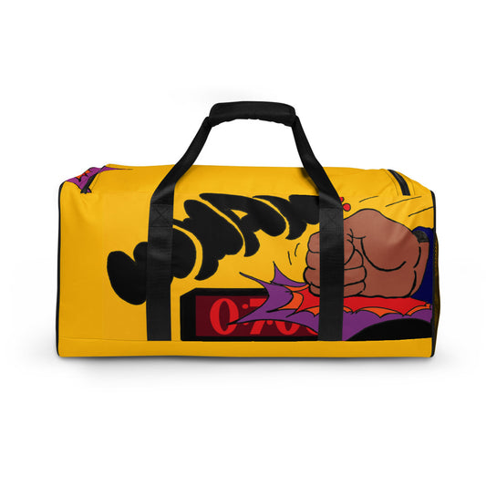 YELLOW DUFFLE BAG