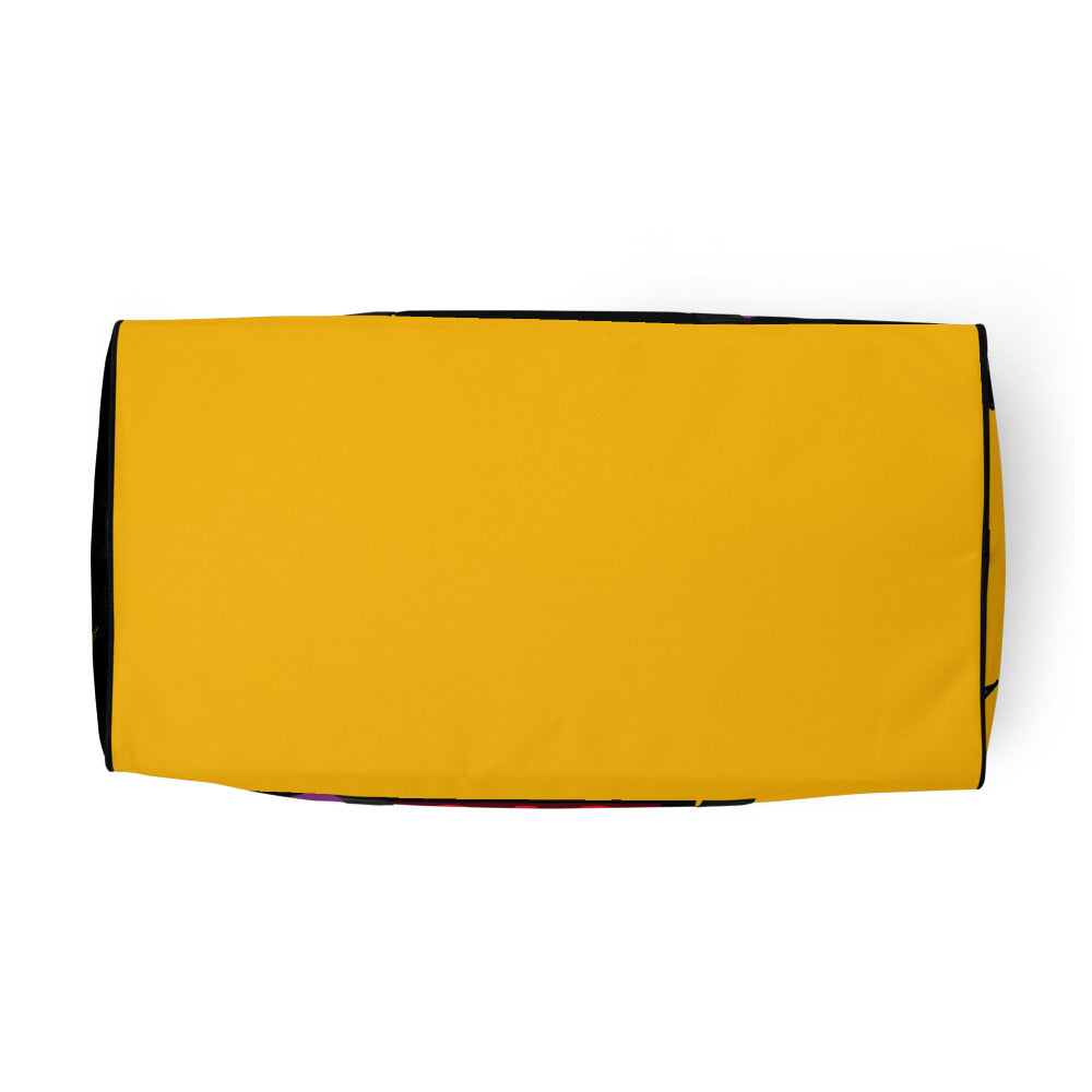 YELLOW DUFFLE BAG