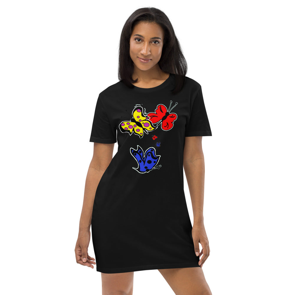 BUTTERFLY T-SHIRT DRESS