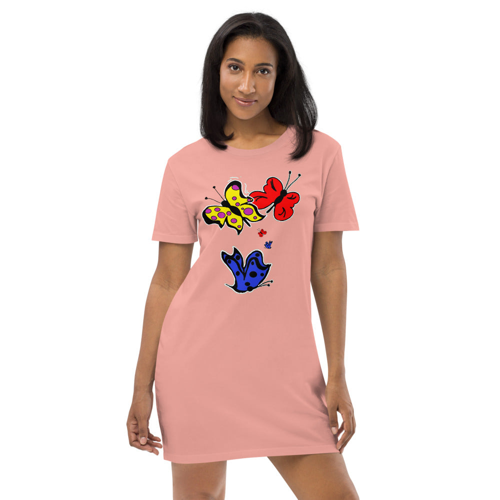 BUTTERFLY T-SHIRT DRESS