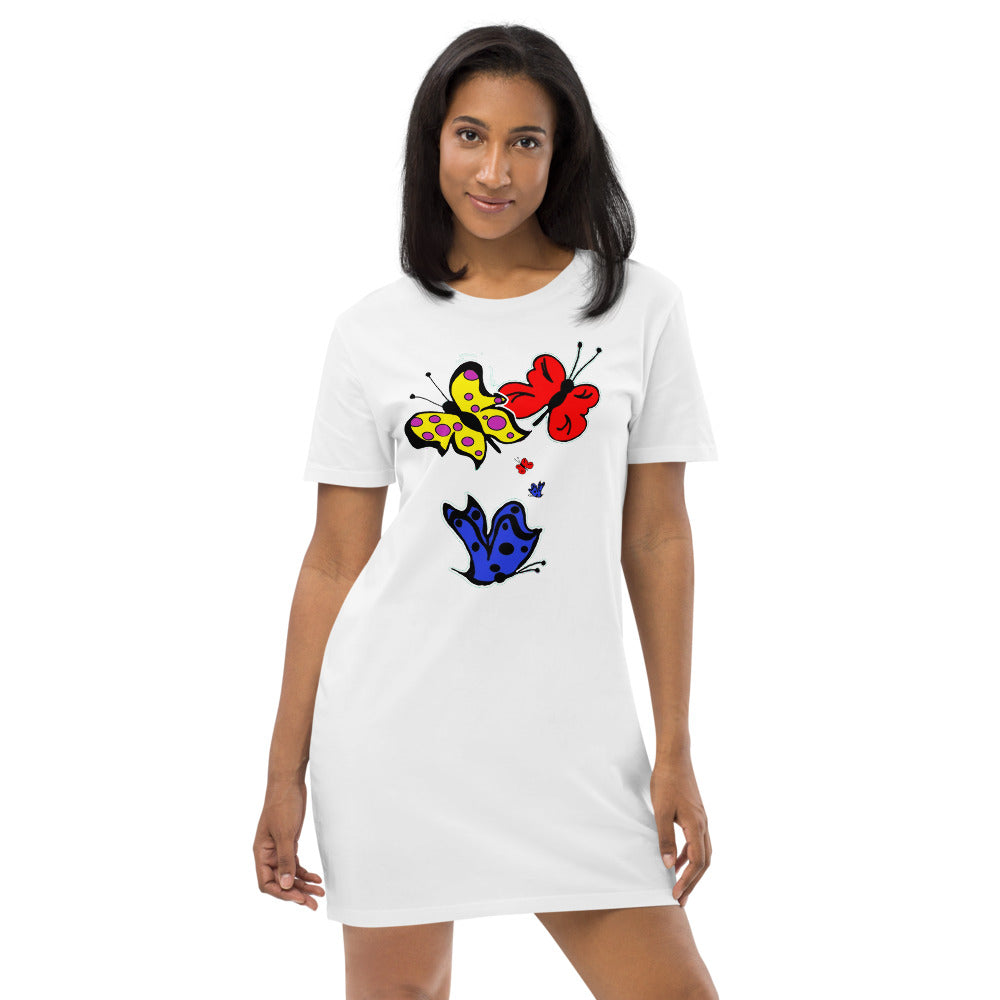 BUTTERFLY T-SHIRT DRESS